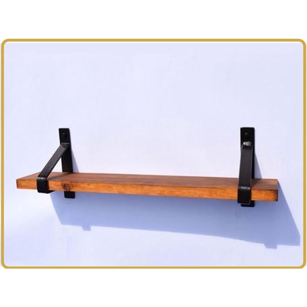 Siku besi Rak sudut Rak dinding Ambalan rak papan Gantungan