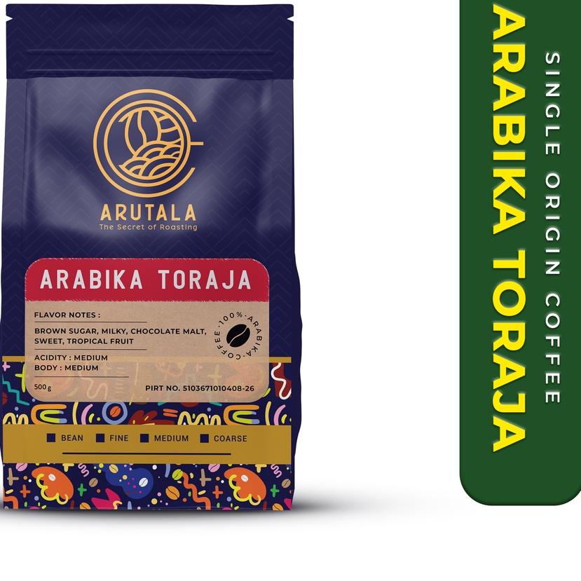 

✰ ARUTALA Kopi Arabika Toraja Sapan 500 Gram ✲