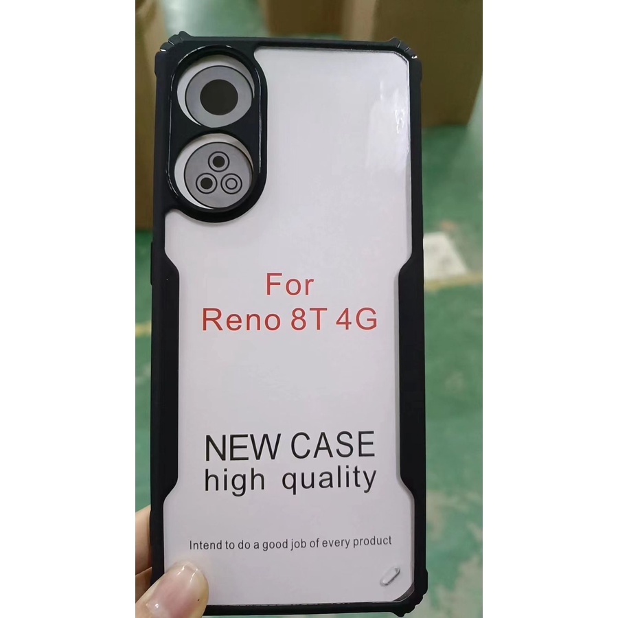 2023! Case IPAKY OPPO Reno8T Reno8 4G Reno 8-5G Reno8 Z Reno 8PRO Reno7-4G Reno 7-5G Reno7 Z Softcase Black-Hitam-Gelap TPU HD Soft Case Hardcase Clear Bening Acrylic Back=Hard Keras/iPacky Armor Tansaparent Glossy Anti fall Airbag Z F T 5 8T Pro 7Z 8Z