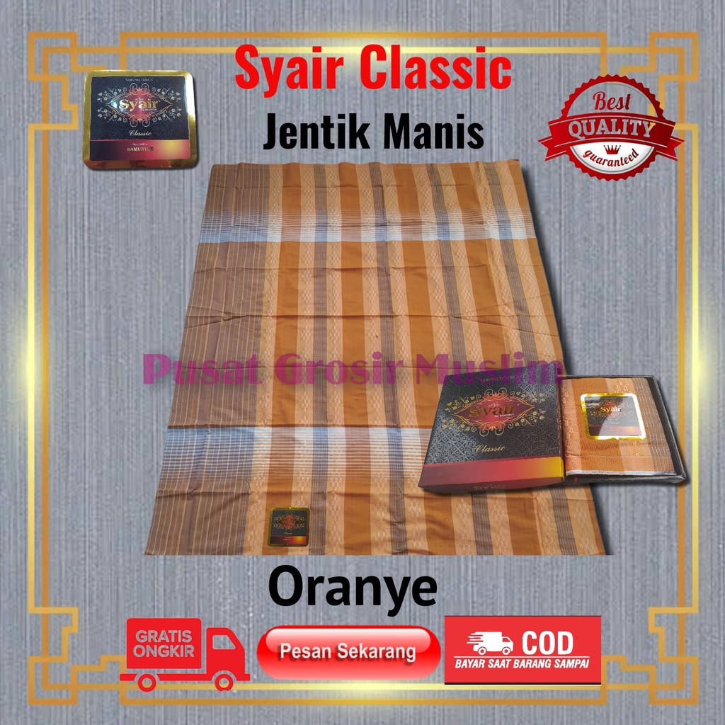 Sarung Syair Classic Sarung Murah Sarung Motif Kualitas Premium Jentik Manis