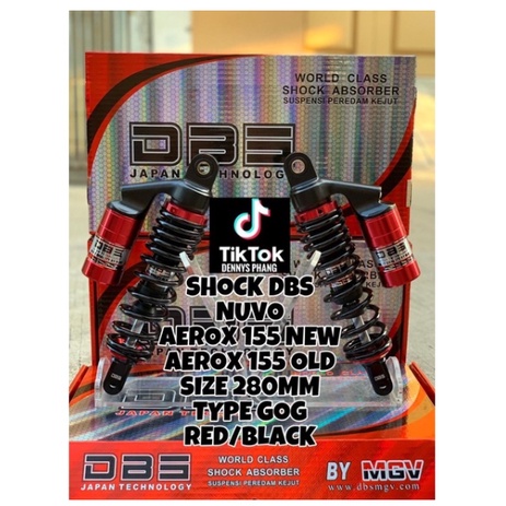 Shock DBS GOG Series 7979 Nouvo shockbreaker tabung atas 280mm