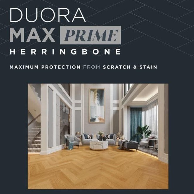 Floor Spc Herringbone Almaflor 7 Mm Duora Max Prime (Exclusive Flooring)