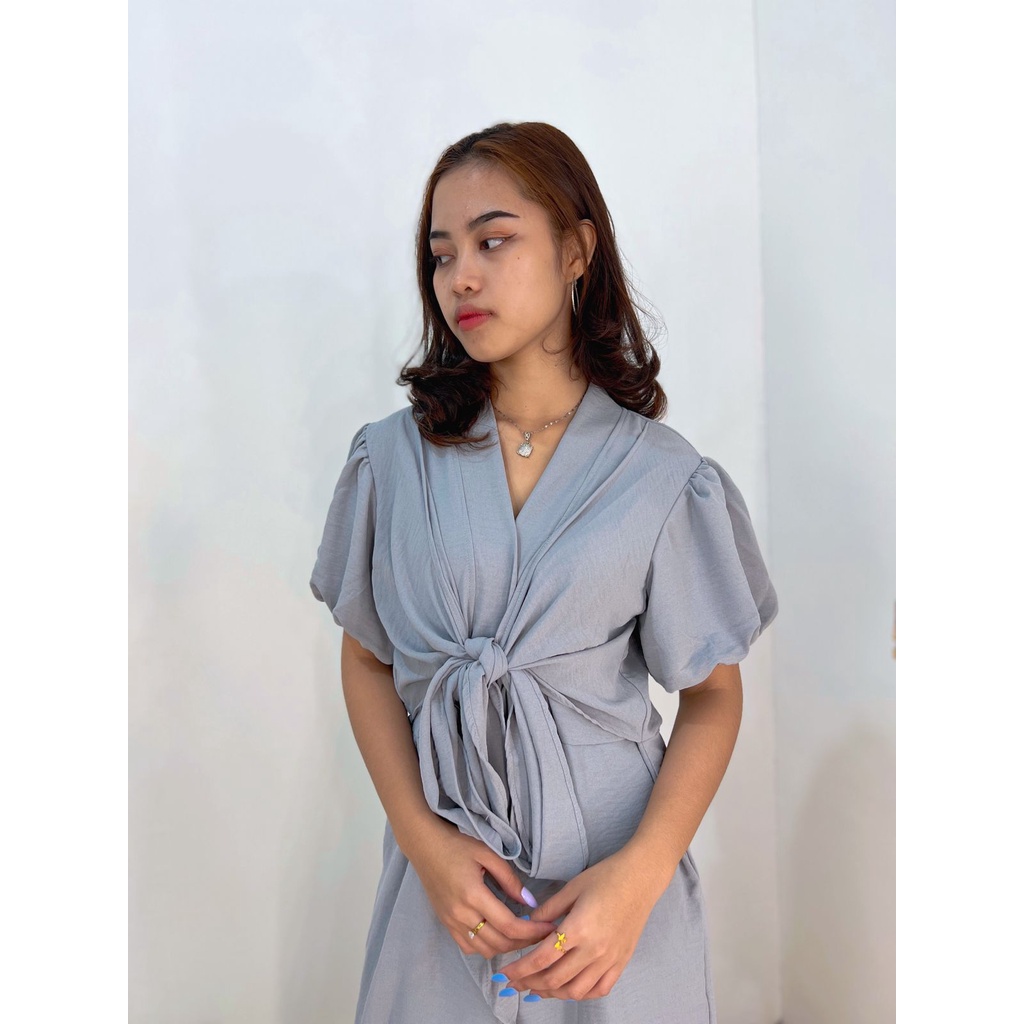 HS - VELOVE JUMPSUIT CRINCKLE / LONG JUMPSUIT KEKINIAN / KOREAN FASHION WANITA