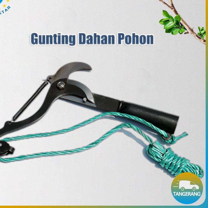 ☎ Gunting Dahan Pohon/Tree Pruner/Gunting Dahan Tarik/Gunting Tali Gergaji Pohon Anti Karat ✷