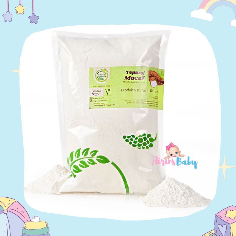 

TEPUNG MOCAF 500GR LINGKAR ORGANIK TEPUNG SINGKONG GLUTEN FREE TEPUNG SINGKONG LINGKAR ORGANIK