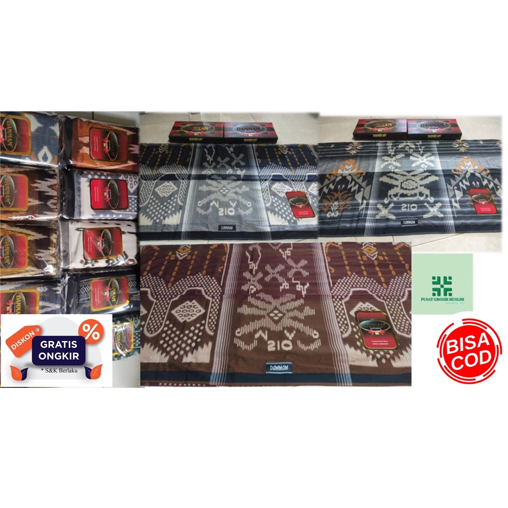 Promo Sarung DAMAM Dolby Rayon / Sarung Tenun Murah / Sarung Printing Kualitas Premium Dijaminnn!!!