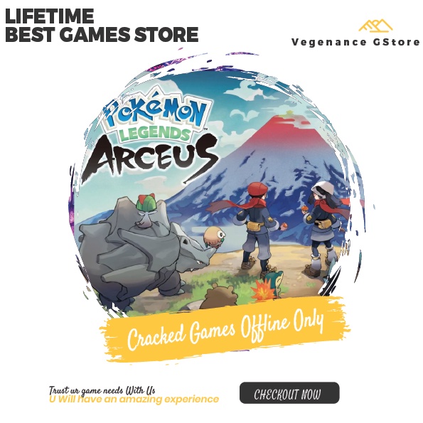 Pokemon Legends Arceus Ryujinx Emulator 2 PC Laptop Offline Games