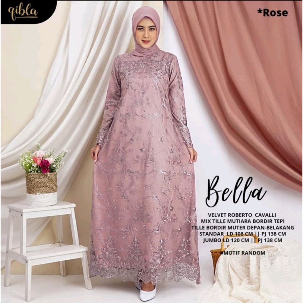 Bella Maxy Arimbi Maxy Dress Brokat Kondangan Gaun Pesta Resepsi Pernikahan Dres Muslim Jumbo xxl Ld 120cm Remaja Muslimah Gamis Lebaran Anak Perempuan Outfit Kondangan Seragam Bridesmaid Enagement Wisuda