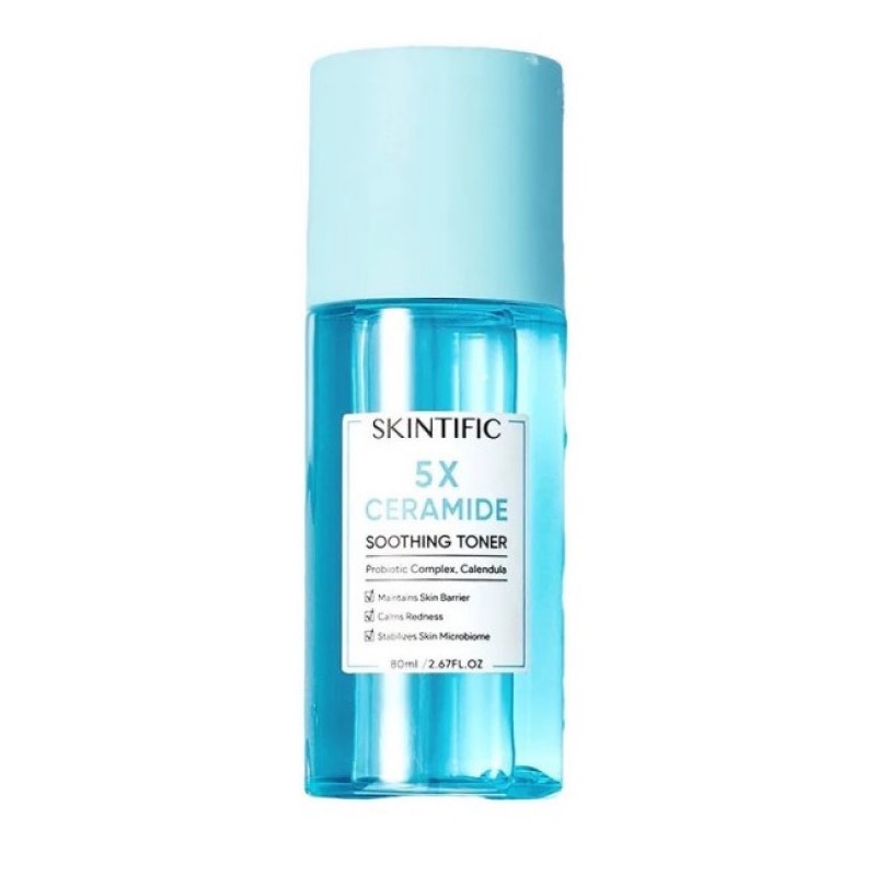 ✿ELYSABETHME✿  Skintific 5x ceramide soothing toner mencerahkan memperbaiki skin barrier putih kulit