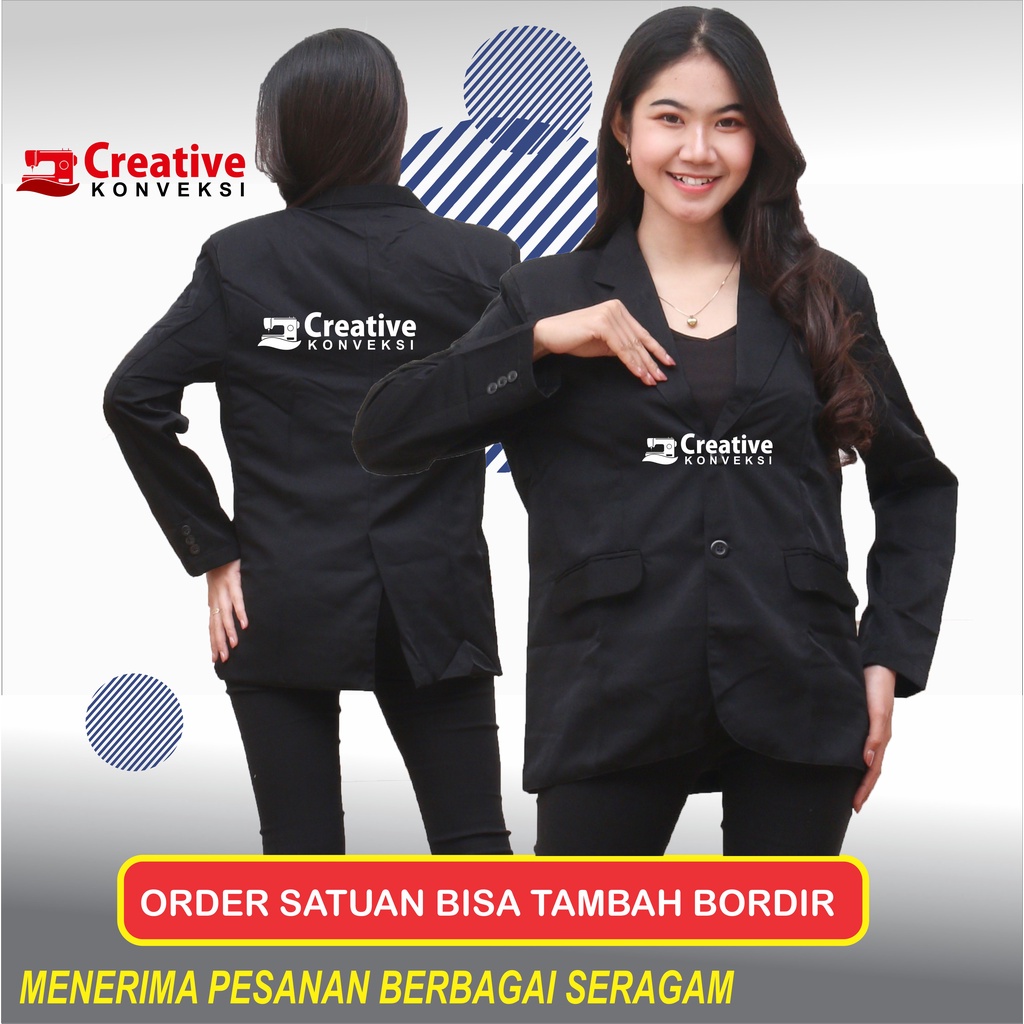 (BISA COD) jas hitam polos wanita / jas wisuda / blazer lamaran / jas resmi / blazer casual / jas nikah formal / JAS BLAZER PRIA / JAS SLIMFIT / JAS POLOS / JAS KOREA / JAS FORMAL / JAS ALMAMATER / JAS POLOS MURAHJas Hitam - Jas Nikah - Jas Sekolah - Jas