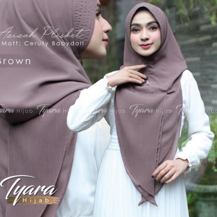 HOT SALE Jilbab Khimar Instan Plisket Azizah Ori Tyara