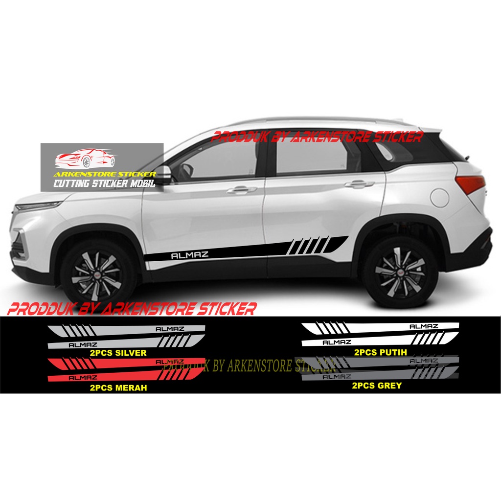 sticker stiker mobil almaz cutting sticker mobil wuling almaz terbaru