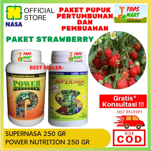 Pupuk Penyubur Buah Stroberi / Pupuk Buah Stroberi / Pupuk Pelebat Buah Stroberi / Pupuk Buat Tanama