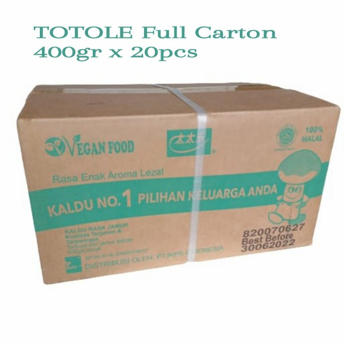 

Full Carton Totole Kaldu Jamur 400gr 20 Pcs - Dus