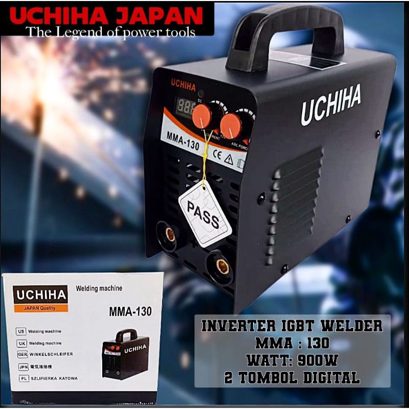 Mesin Las UCHIHA Inverter MMA 130 IGBT 900 watt / Mesin las / Mesin trafo las / welding