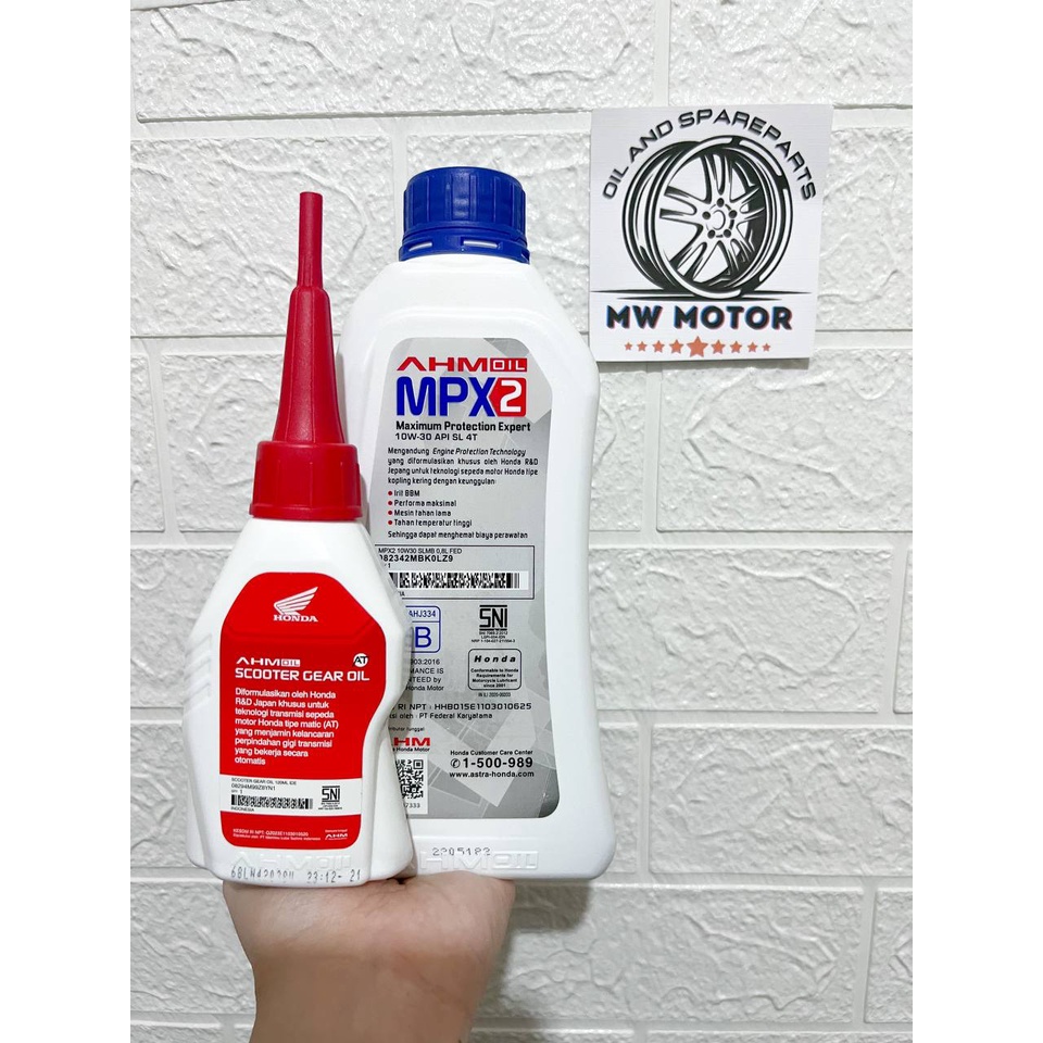 PAKET OLI MPX 2 0,8L &amp; OLI GARDAN 120ML ORIGINAL