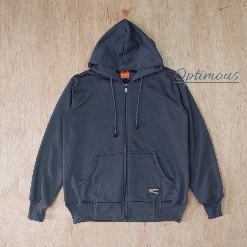 hoodie zipper resleting polos tebal premium pria wanita sweater