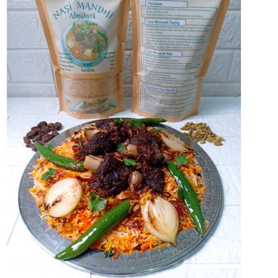 

♥ Paket Nasi Mandhi instan "Almahyra" , memakai beras basmati berkualitas & bumbu rempah yang melimpah ➮