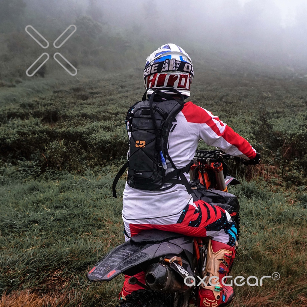 Tas Sepeda Motocross Turing Trabas Offroad Waterproof Hydropack Ransel - AXEGEAR RKYND Hydro 02