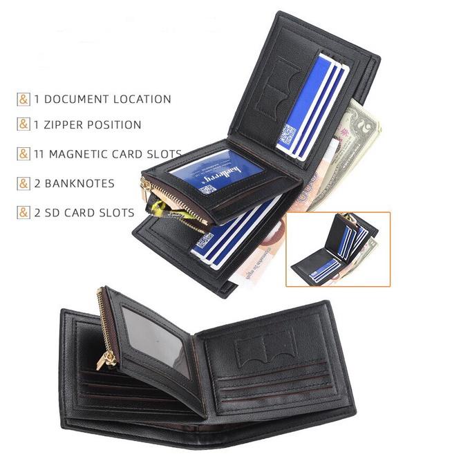 ❅ DOMPET PRIA BAELLERRY PREMIUM 1.1 NEW YEAR FREE ONGKIR POLOS KULIT MURAH W2S1 LAKI-LAKI ORIGINAL 1