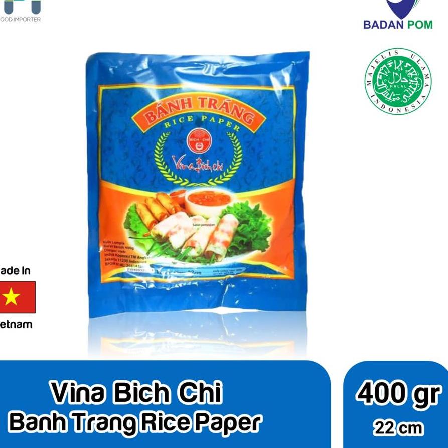 

♩ VINA BICH CHI BANH TRANG RICE PAPERS BLUE 22CM 400G ♚