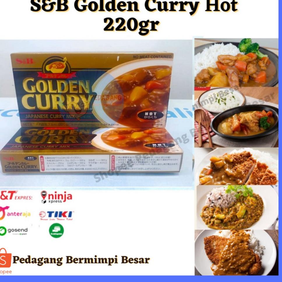

Buruan Dapetin S&B Golden Curry 220gr Hot | Kari Blok | Kari Jepang | Kari Pedas