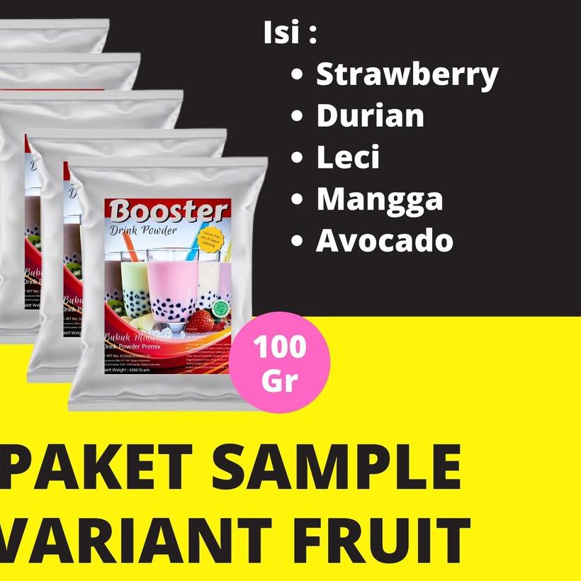 

➣ PAKET SAMPLE Best 5 Varian FRUIT (BUAH) Harga adalah 1 Paket berisi 5 Variant ❉