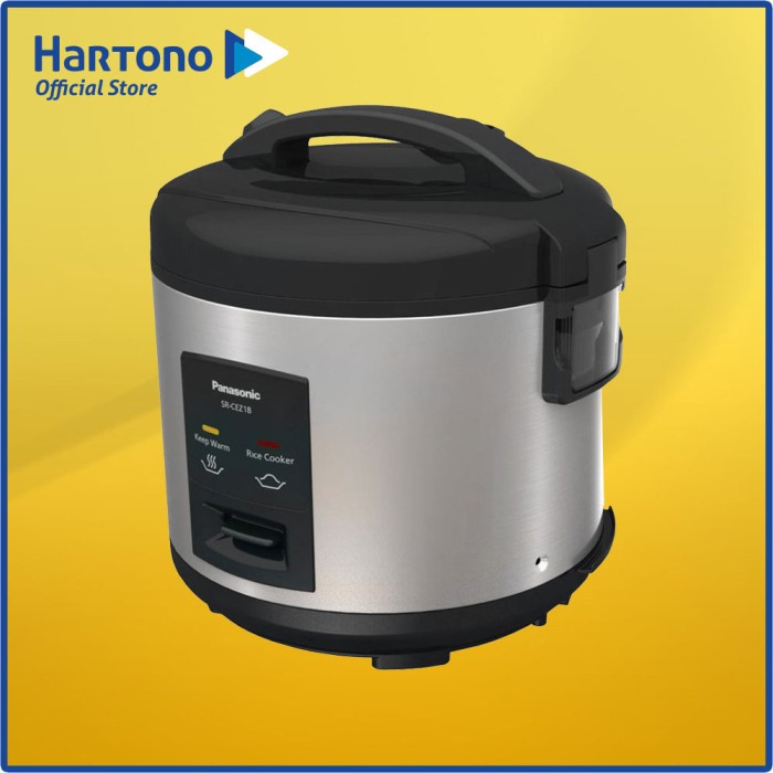 Panasonic Penanak nasi Rice Cooker SR-CEZ18SR
