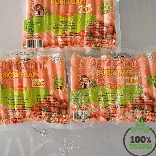 

✪ [PASTI FRESH SIAP KIRIM] SOSIS ULIR UMI AMI 750g ISI 30 ➦