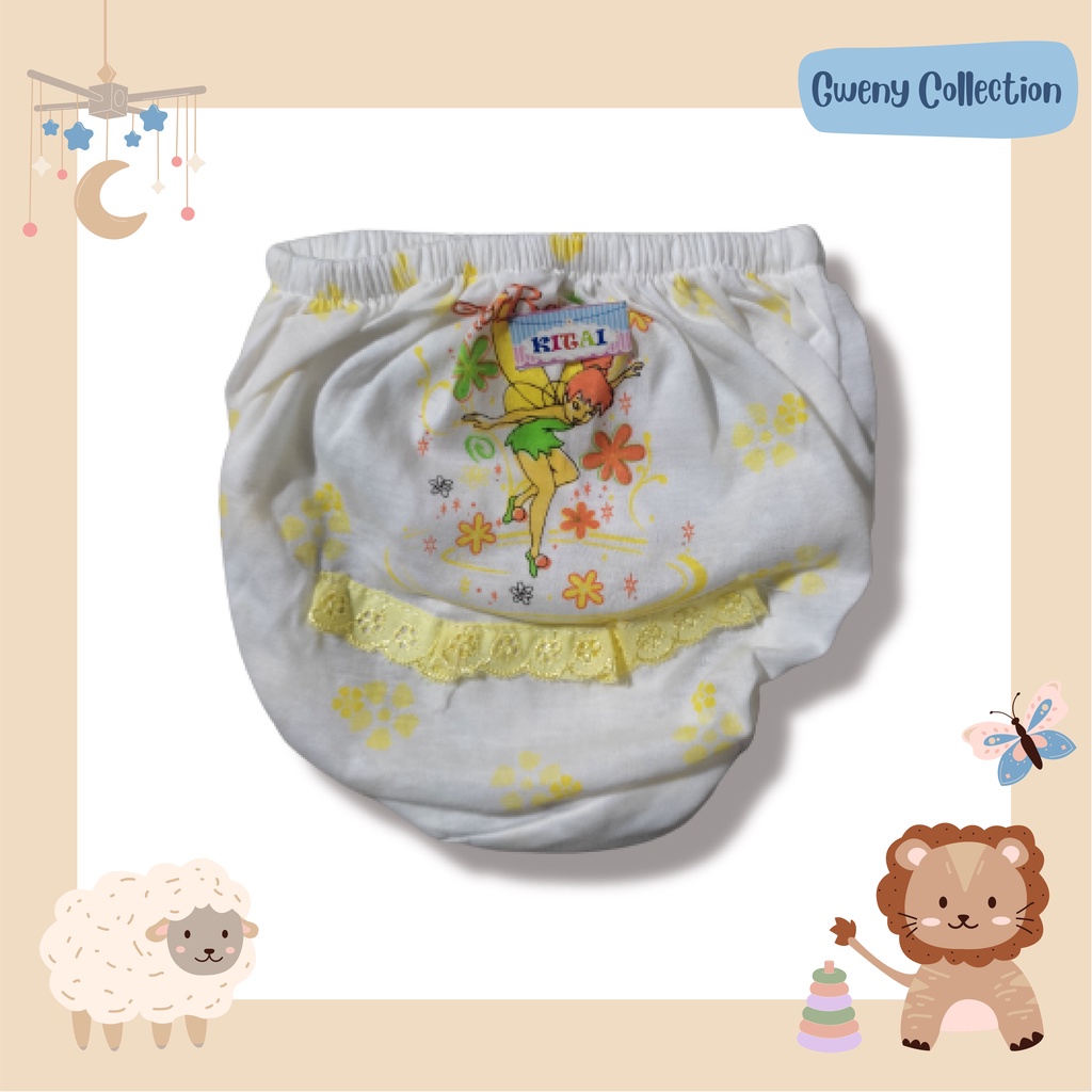 CELANA DALAM ANAK PEREMPUAN CD RENDA TINKERBELL LUCU MURAH