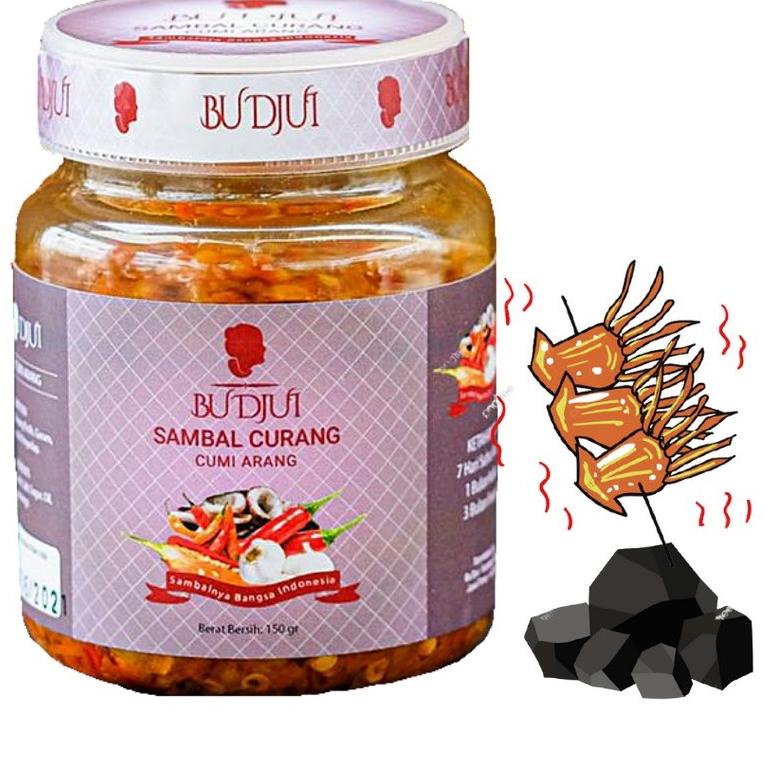 

❄ SAMBAL BU DJUI Sambal Curang Cumi Arang Best Seller ➳