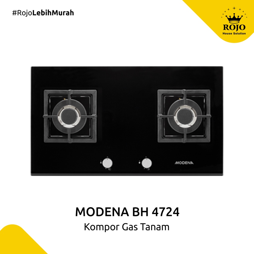 Modena BH 4724 Kompor Gas Tanam 2 Tungku