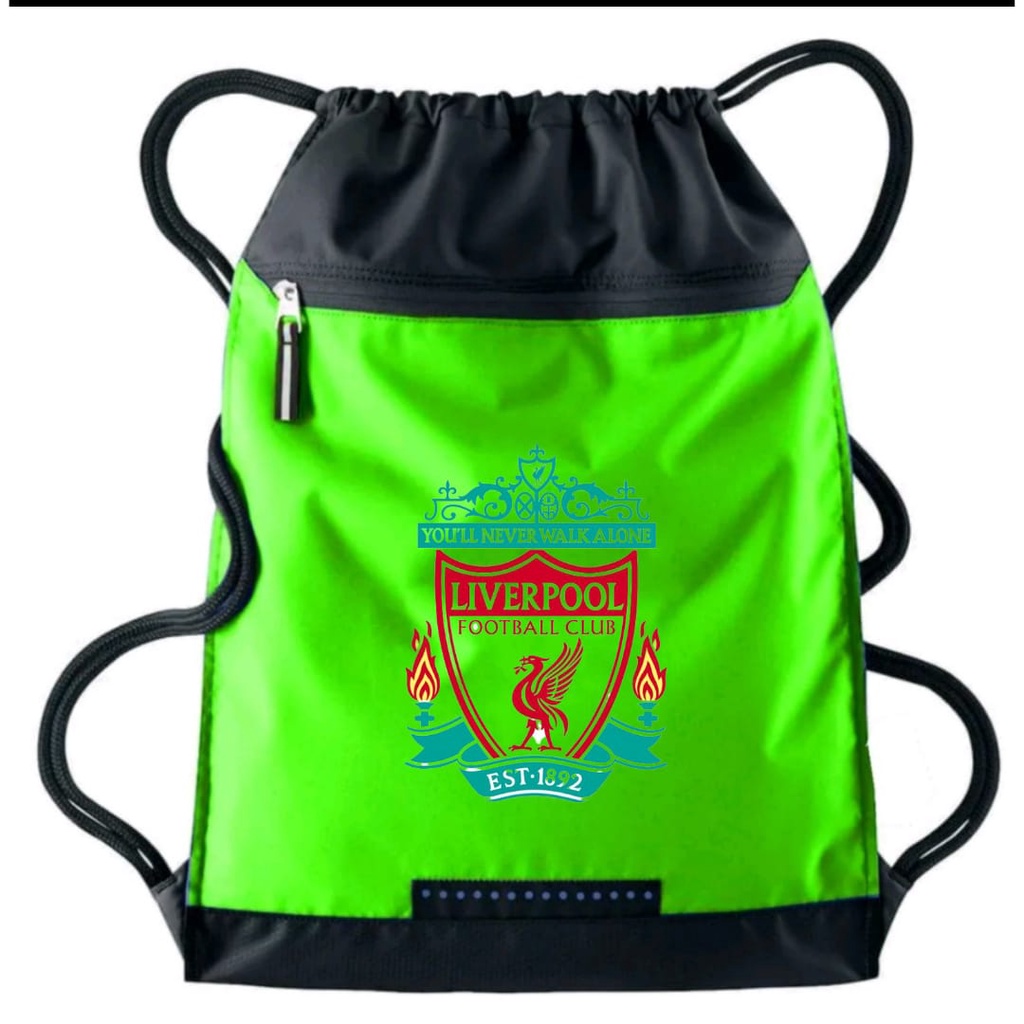 Tas Serut travel olahraga Gymsack Anti Air Liverpol - Tas travel Serut Waterproof selempang Pria Wanita