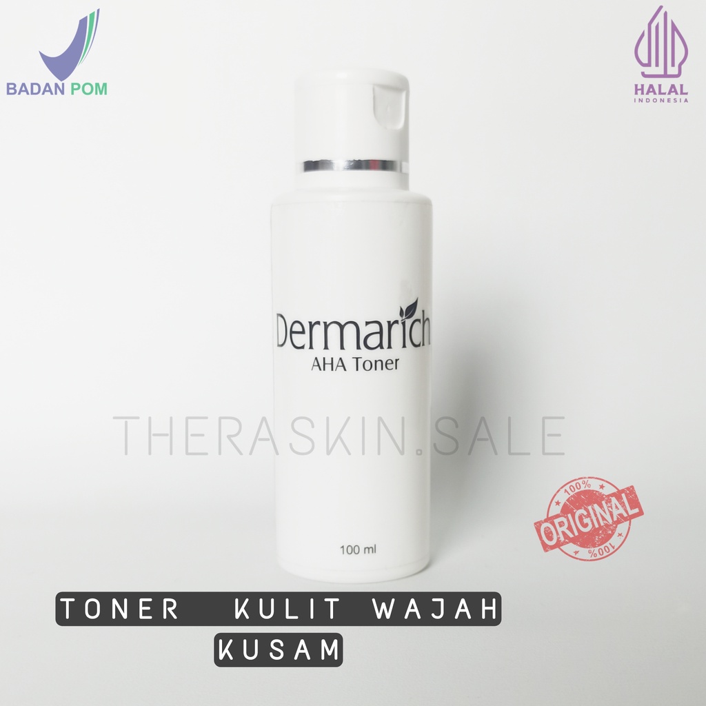 Dermarich AHA Toner / Pembersih kulit wajah / Skincare Bestseller Promo Original Harga Pabrik