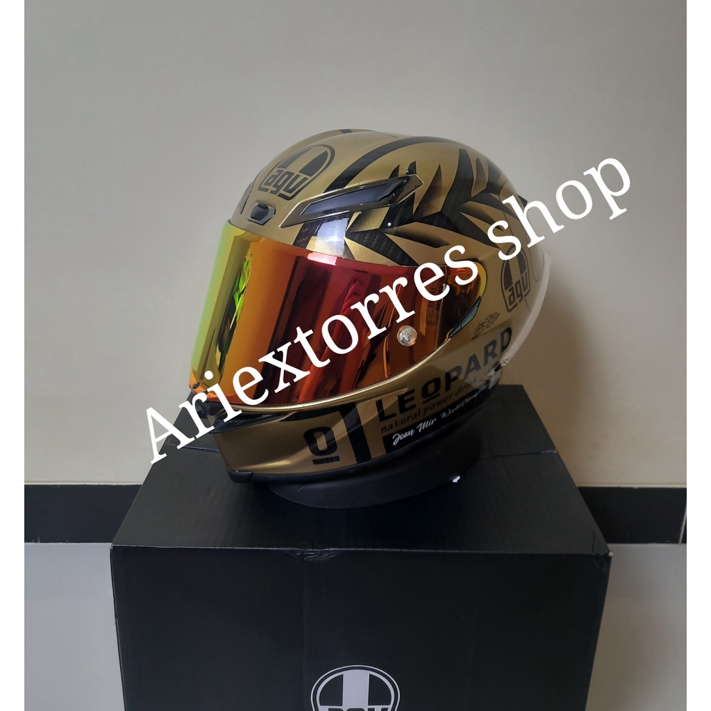 HELM FULL FACE PISTA CARBON 24K JOAN MIR CHAMPION |PISTA CLONE 1:1