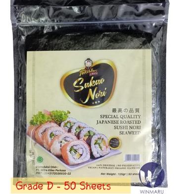 

Untung maksimal Tokinori Sakao Yaki Sushi Nori Special Quality 50 sheets - Roasted Nori
