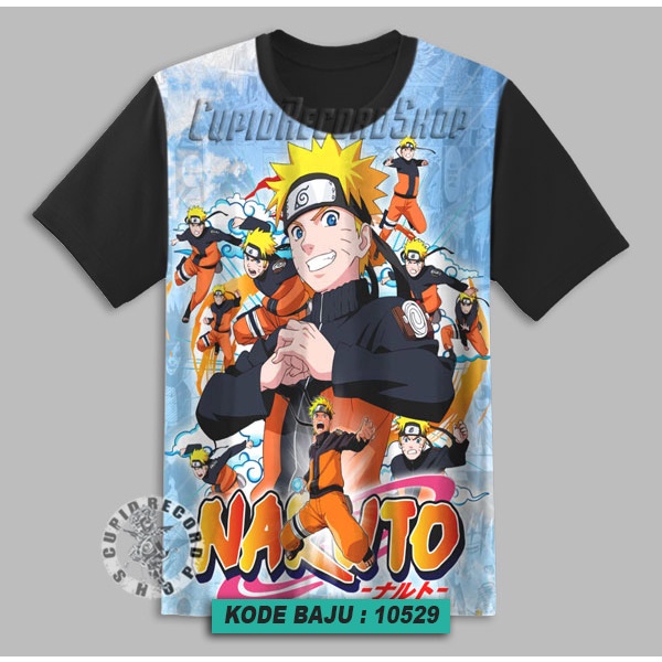 Baju Naruto Anak Laki Laki Kaos Anime Boruto Unisex 3D