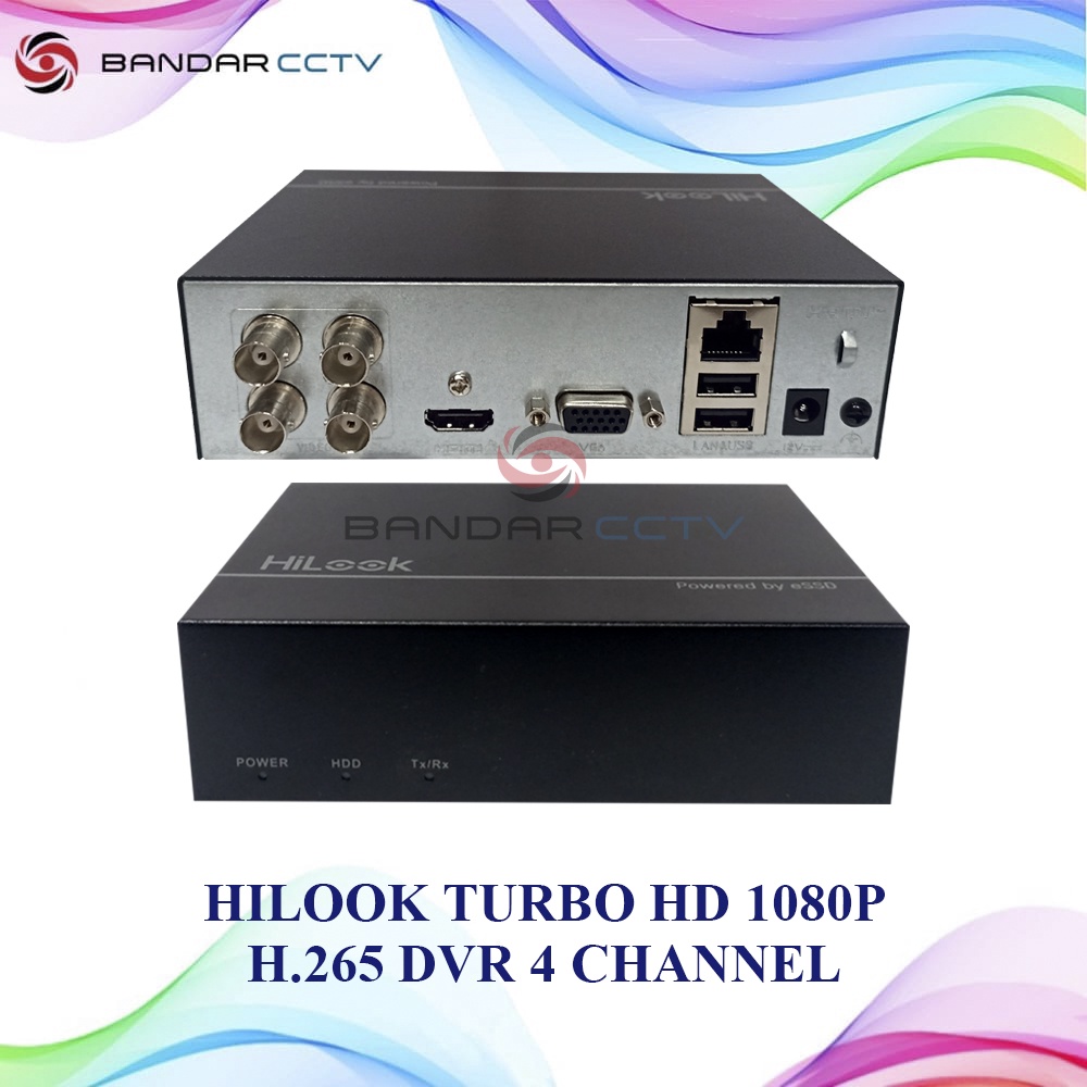 HILOOK DVR E04G B 4 CHANNEL 1080P LITE H.265