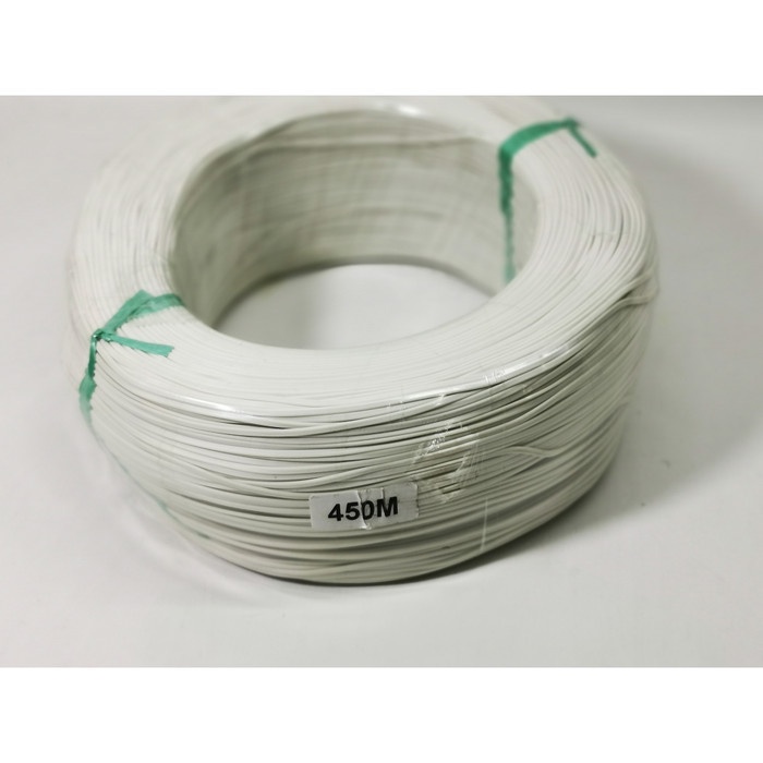 

Terlaris Kabel Kawat Ikat ( Twist Tie ) Putih 450 Meter - Pengikat Kabel