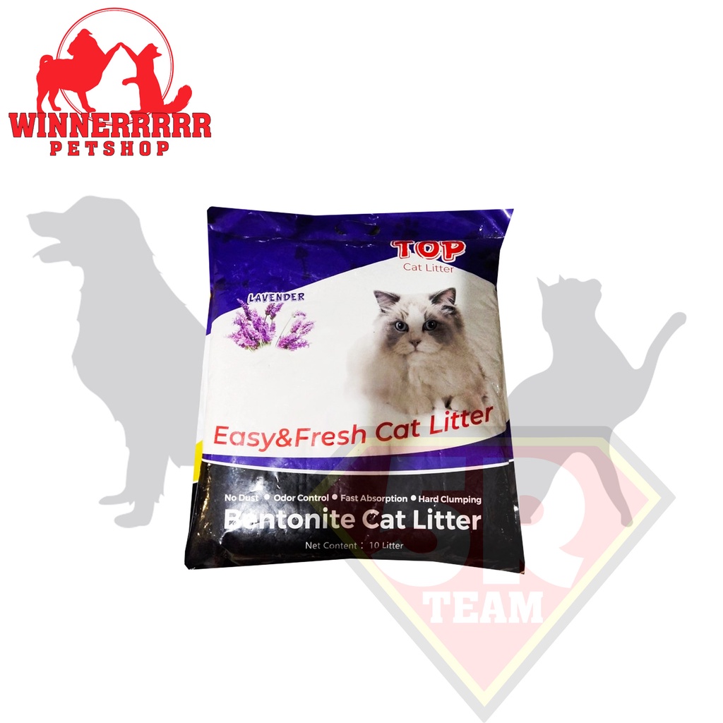 Pasir Top 10 Liter/ Pasir Kucing Top 10 Liter/Pasir Kucing Wangi 10 L