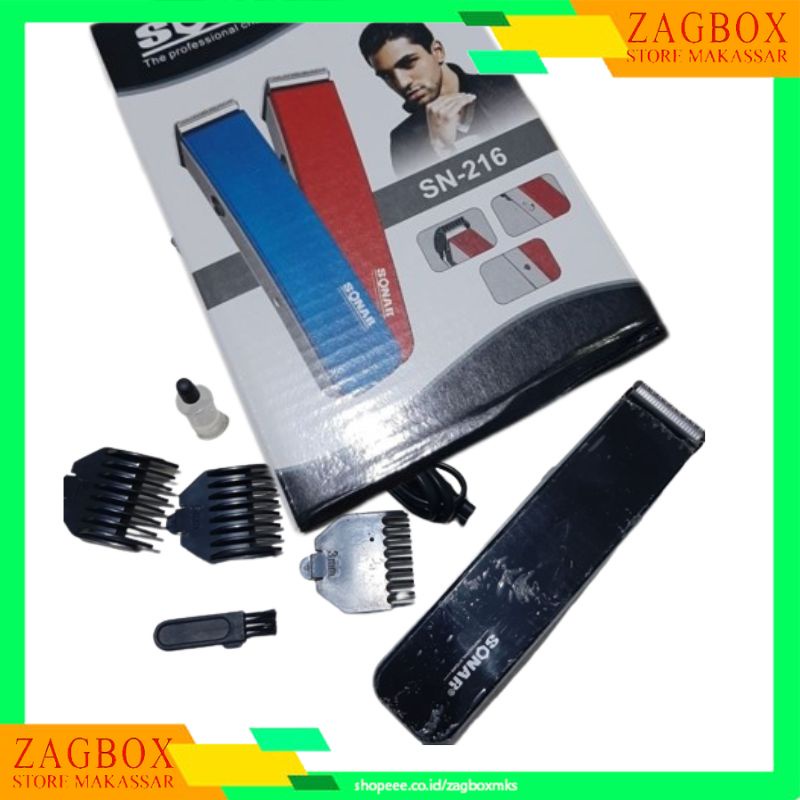 Mesin Cukur Rambut Sonar SN 216 / New Nova Alat Cukur Kumis Jenggot Rechargable