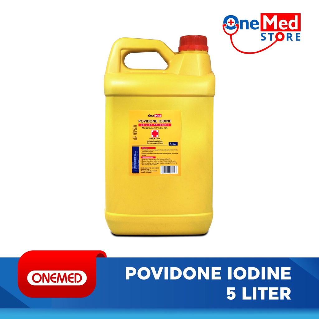 Povidone Iodine OneMed 5Liter OB