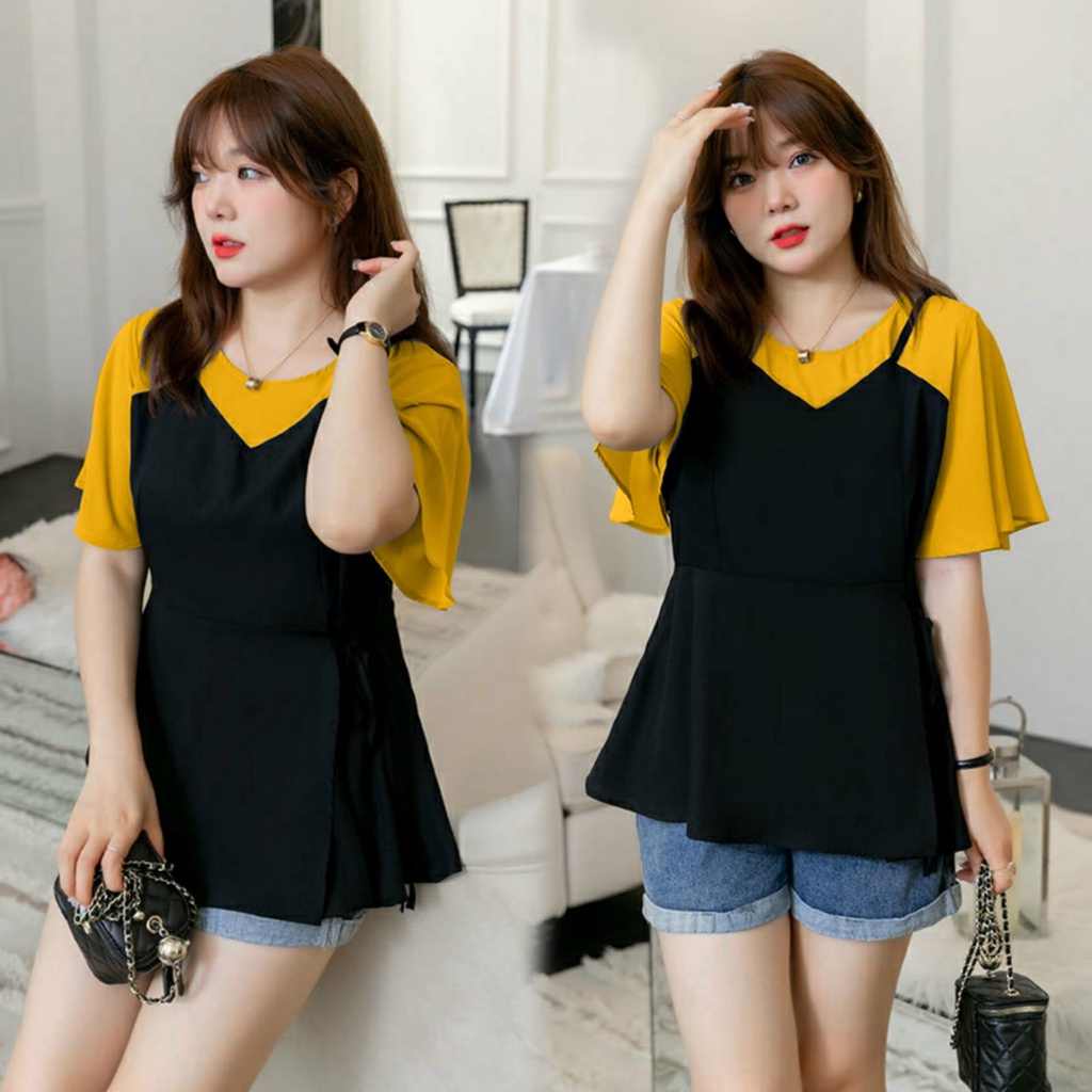 [MCFK] Blouse Salfa / Blouse Wanita Terbaru / Atasan Wanita korea / Baju OOTD 2023 / Atasan Dewasa Kekinian