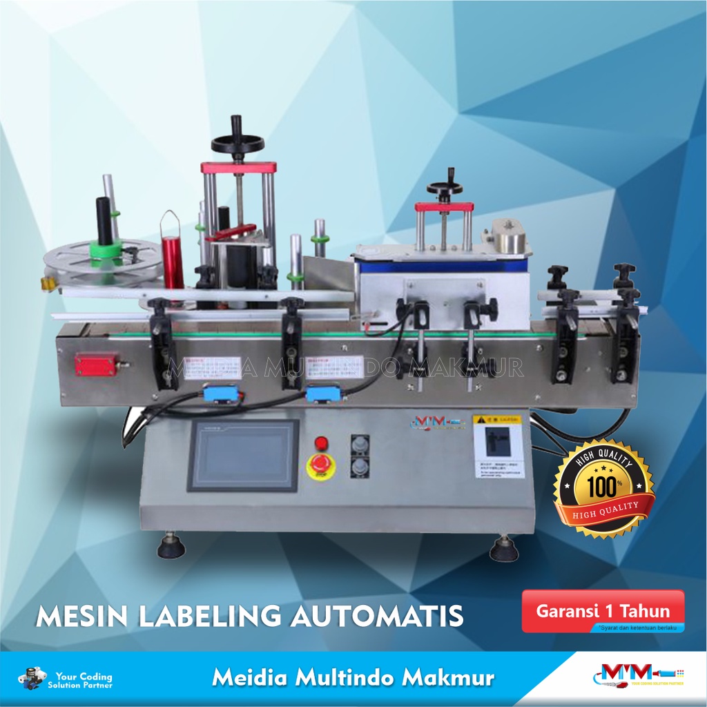 

Mesin Labeling Stiker Botol Otomatis Plm-120r