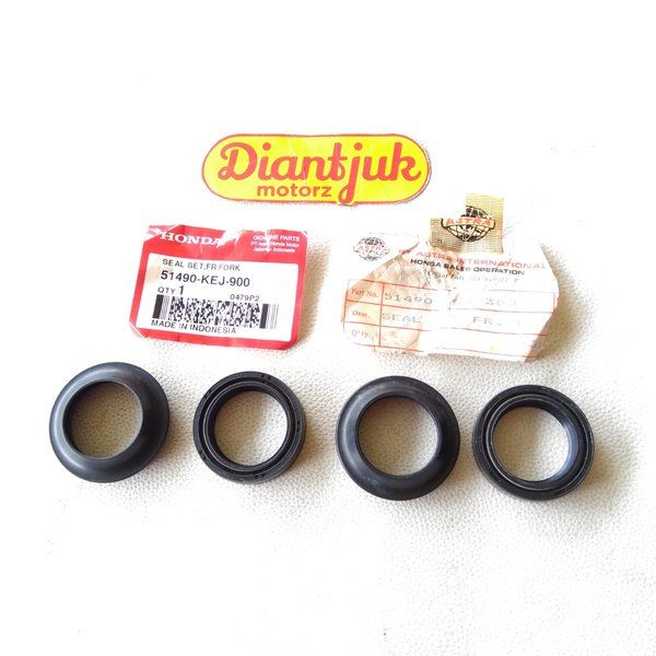 Seal Sil Karet Debu Abu As Shock Skok Depan Set Honda GLPRO Series GL Pro GL Max Tiger Mega Pro NSR 