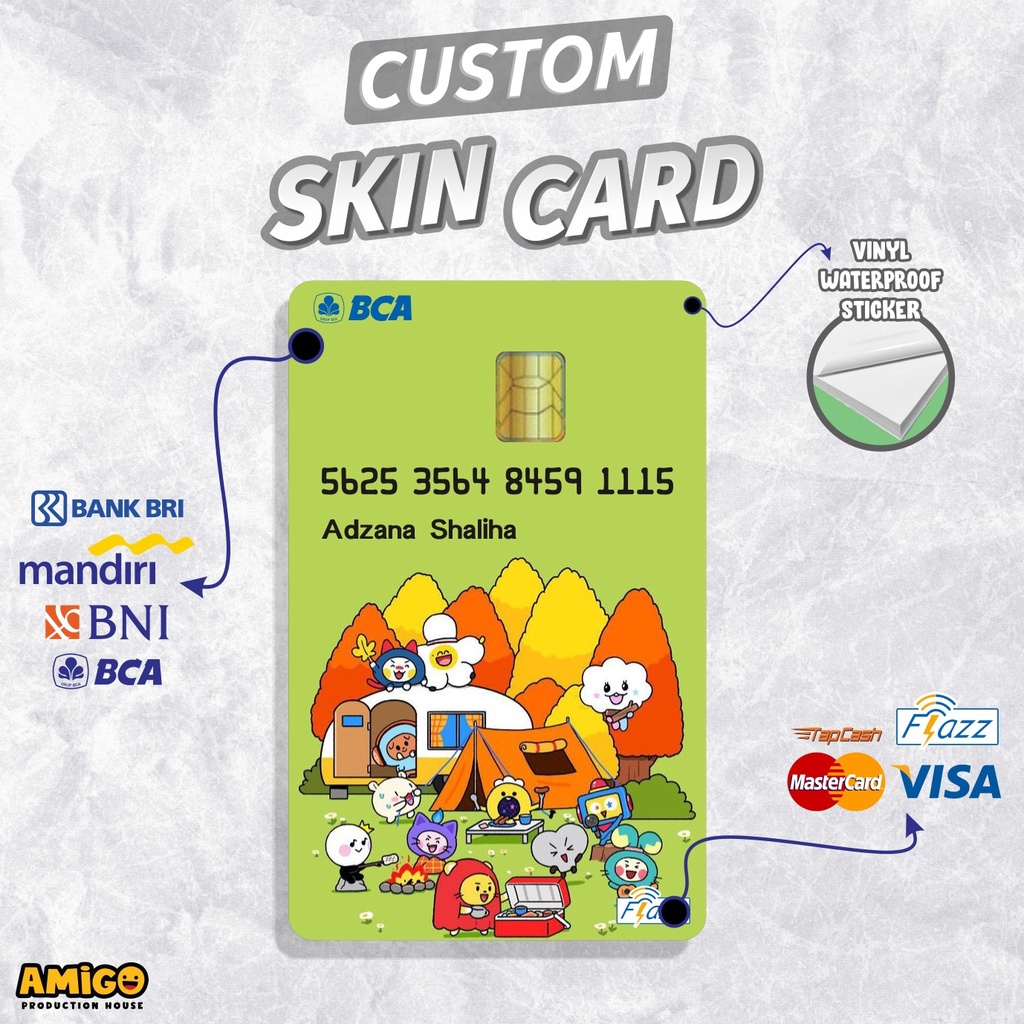 

STICKER TRUZ TREASURE STICKER SKIN CARD STIKER UNTUK KARTU CUSTOM