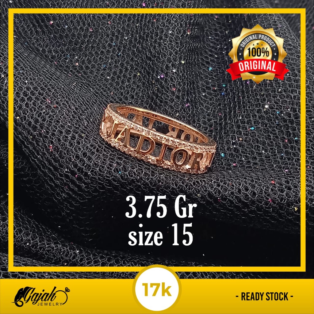 Cincin Emas 17k - 3.75 Gr Kadar 750 - 4367