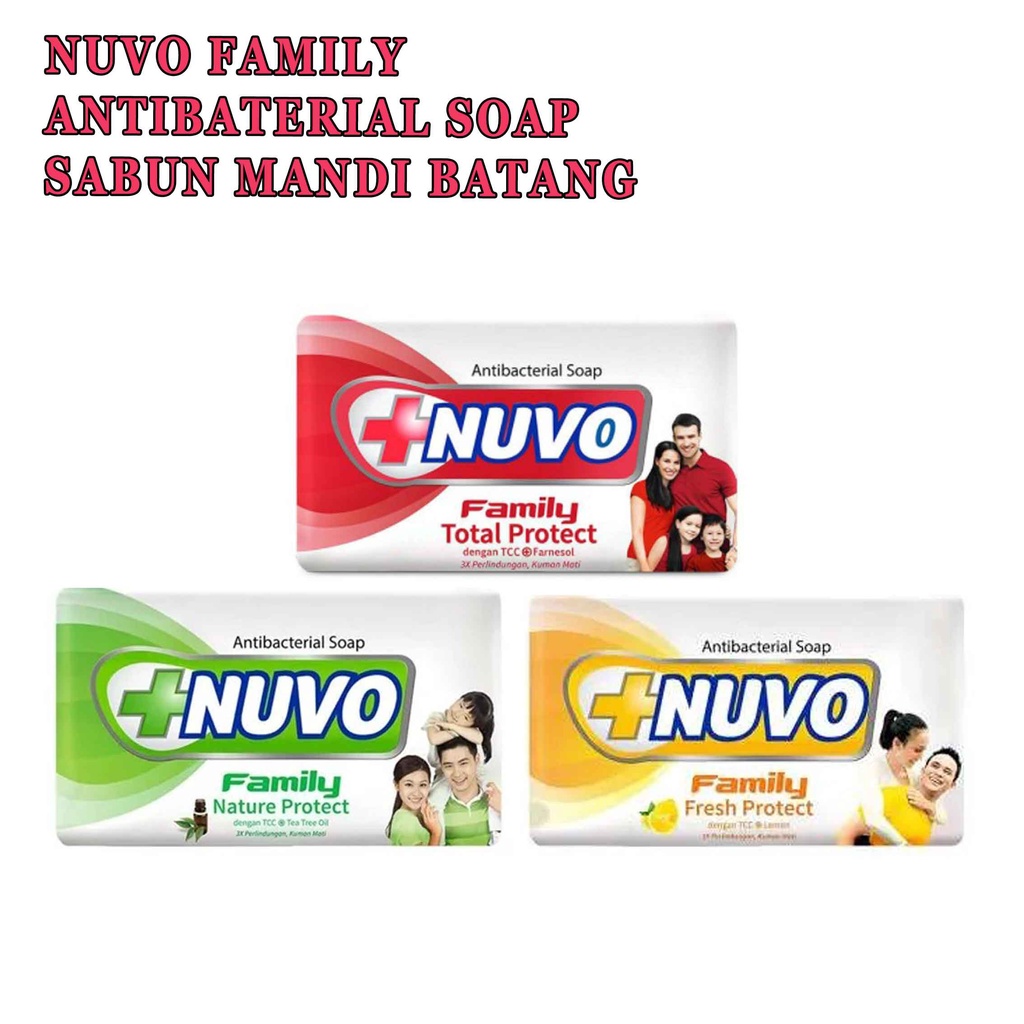 SABUN BATANGAN * NUVO * SABUN BADAN * 72g