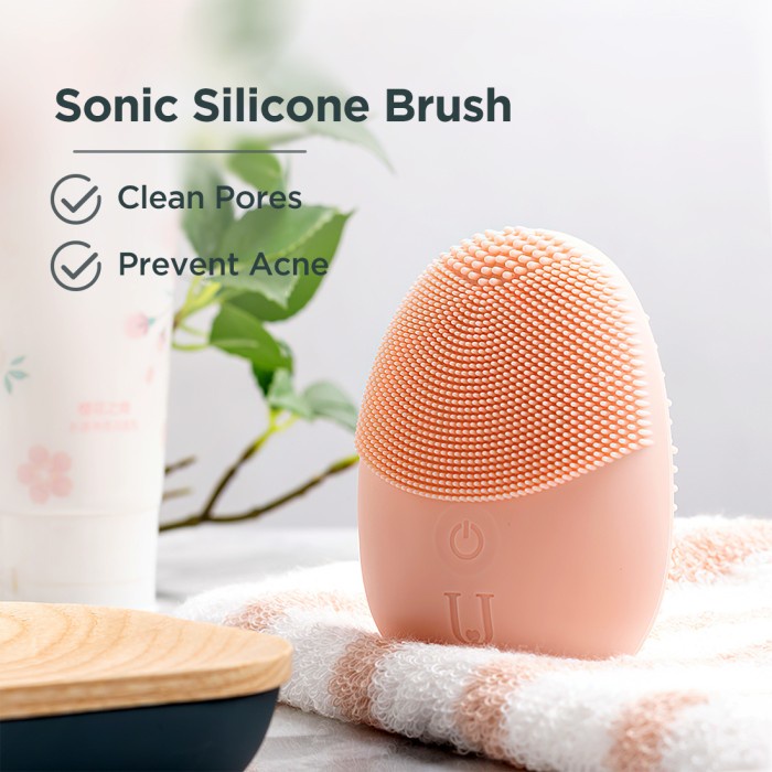 MINISO SIKAT PEMBERSIH WAJAH ALAT SILIKON SILICONE FACIAL CLEANER