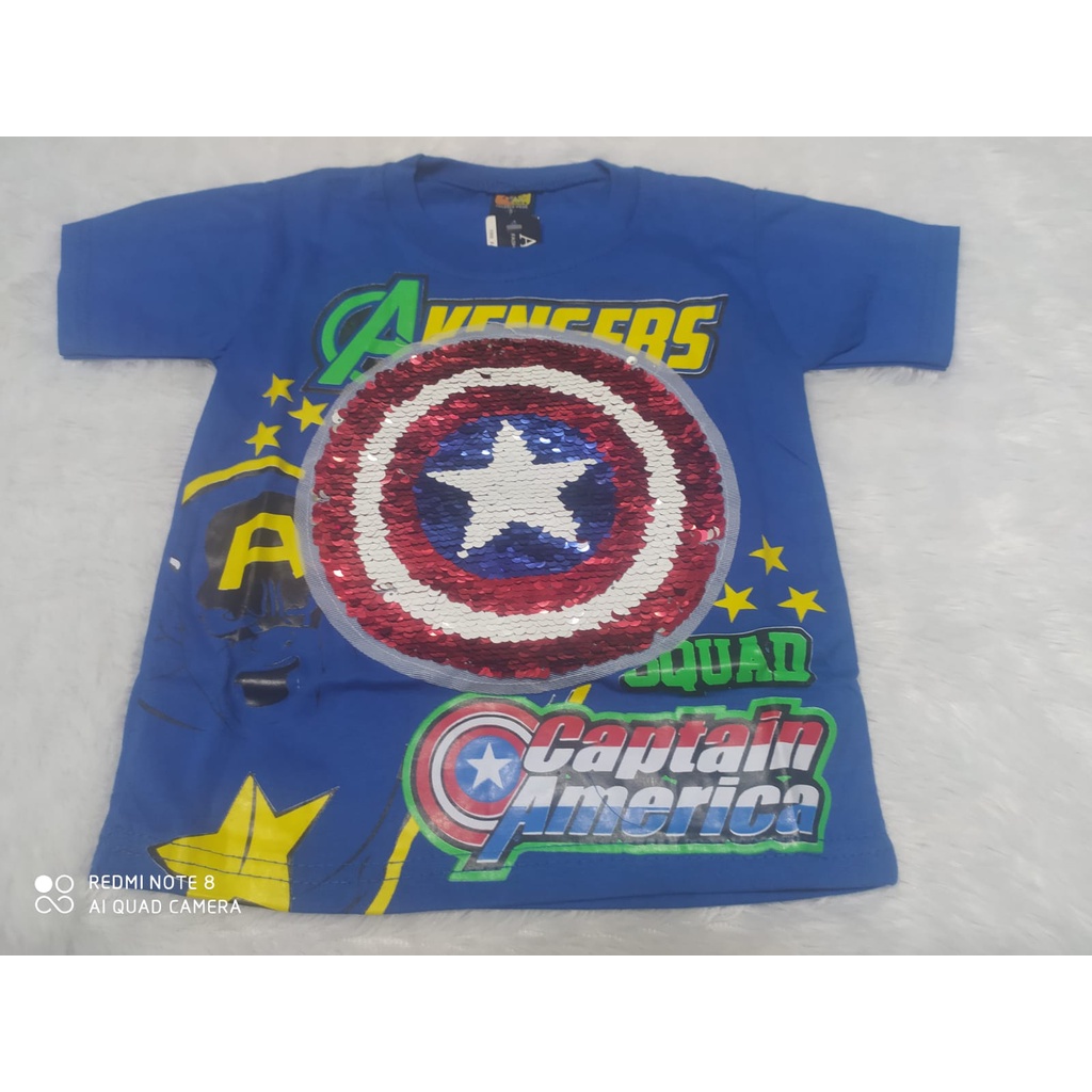 ( JB99 ) Baju Setelan Anak Laki Motif Avenger Usap Balik